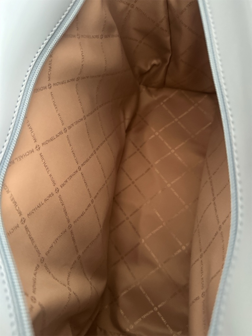 Host Pick Michael Kors Extra Large Blue Diner Print Tote Bag New - Picture 7 of 9